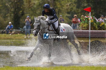 2023-08-12 - Stephane LANDOIS (FRA) RIDE FOR THAIS CHAMAN DUMONTCEAU competes during the cross-country event and took the 4th rank at this event, at the FEI Eventing European Championship 2023, Equestrian CH-EU-CCI4-L event on August 12, 2023 at Haras du Pin in Le Pin-au-Haras, France - EQUESTRIAN - FEI EVENTING EUROPEAN CHAMPIONSHIP 2023 - INTERNATIONALS - EQUESTRIAN