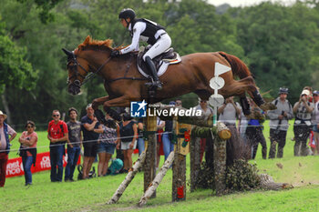 2023-08-12 - Sandra AUFFARTH (GER) VIAMANT DU MATZ competes during the cross-country event and took the 3rd rank at this event, at the FEI Eventing European Championship 2023, Equestrian CH-EU-CCI4-L event on August 12, 2023 at Haras du Pin in Le Pin-au-Haras, France - EQUESTRIAN - FEI EVENTING EUROPEAN CHAMPIONSHIP 2023 - INTERNATIONALS - EQUESTRIAN