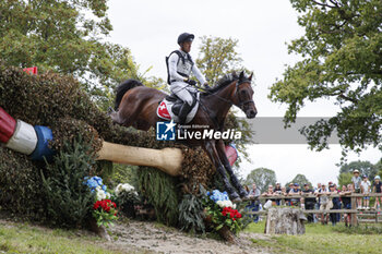 2023-08-12 - Felix VOGG (SUI) COLERO competes during the cross-country event and took the 7 th rank at this event, at the FEI Eventing European Championship 2023, Equestrian CH-EU-CCI4-L event on August 12, 2023 at Haras du Pin in Le Pin-au-Haras, France - EQUESTRIAN - FEI EVENTING EUROPEAN CHAMPIONSHIP 2023 - INTERNATIONALS - EQUESTRIAN
