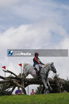 2023-08-12 - Janneke BOONZAAIJER (NED) ACSI CHAMP DE TAILLEUR competes during the cross-country event and took the 22 th rank at this event, at the FEI Eventing European Championship 2023, Equestrian CH-EU-CCI4-L event on August 12, 2023 at Haras du Pin in Le Pin-au-Haras, France - EQUESTRIAN - FEI EVENTING EUROPEAN CHAMPIONSHIP 2023 - INTERNATIONALS - EQUESTRIAN
