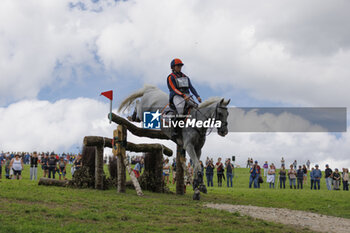 2023-08-12 - Janneke BOONZAAIJER (NED) ACSI CHAMP DE TAILLEUR competes during the cross-country event and took the 22 th rank at this event, at the FEI Eventing European Championship 2023, Equestrian CH-EU-CCI4-L event on August 12, 2023 at Haras du Pin in Le Pin-au-Haras, France - EQUESTRIAN - FEI EVENTING EUROPEAN CHAMPIONSHIP 2023 - INTERNATIONALS - EQUESTRIAN