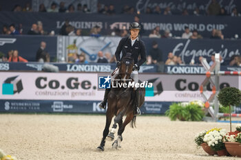 12/11/2023 - Max Kuhner (AUT) riding EIC Julius Caesar in action during the CSI5* - W Longines FEI World Cup Competition presented by Scuderia 1918 - Verona Jumping at 125th edition of Fieracavalli on November 12, 2023, Verona, Italy. - CSI5* - W LONGINES FEI WORLD CUP COMPETITION - VERONA JUMPING - INTERNAZIONALI - EQUITAZIONE