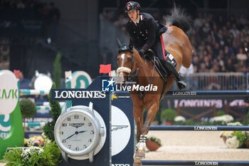 12/11/2023 - Giacomo Casadei (ITA) riding Chagracon PS in action during the CSI5* - W Longines FEI World Cup Competition presented by Scuderia 1918 - Verona Jumping at 125th edition of Fieracavalli on November 12, 2023, Verona, Italy. - CSI5* - W LONGINES FEI WORLD CUP COMPETITION - VERONA JUMPING - INTERNAZIONALI - EQUITAZIONE