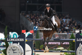 12/11/2023 - Shane Green (IRL) riding Cuick Star Kervec in action during the CSI5* - W Longines FEI World Cup Competition presented by Scuderia 1918 - Verona Jumping at 125th edition of Fieracavalli on November 12, 2023, Verona, Italy. - CSI5* - W LONGINES FEI WORLD CUP COMPETITION - VERONA JUMPING - INTERNAZIONALI - EQUITAZIONE