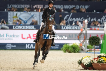 12/11/2023 - Kendra Claricia Brink (GER) riding In Time in action during the CSI5* - W Longines FEI World Cup Competition presented by Scuderia 1918 - Verona Jumping at 125th edition of Fieracavalli on November 12, 2023, Verona, Italy. - CSI5* - W LONGINES FEI WORLD CUP COMPETITION - VERONA JUMPING - INTERNAZIONALI - EQUITAZIONE
