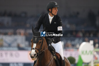 12/11/2023 - Henrik Von Eckermann (SWE) riding Iliana in action during the CSI5* - W Longines FEI World Cup Competition presented by Scuderia 1918 - Verona Jumping at 125th edition of Fieracavalli on November 12, 2023, Verona, Italy. - CSI5* - W LONGINES FEI WORLD CUP COMPETITION - VERONA JUMPING - INTERNAZIONALI - EQUITAZIONE