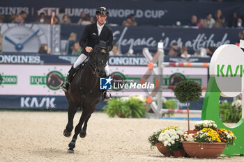 12/11/2023 - Markus Ehning (GER) riding Coolio 42 in action during the CSI5* - W Longines FEI World Cup Competition presented by Scuderia 1918 - Verona Jumping at 125th edition of Fieracavalli on November 12, 2023, Verona, Italy. - CSI5* - W LONGINES FEI WORLD CUP COMPETITION - VERONA JUMPING - INTERNAZIONALI - EQUITAZIONE