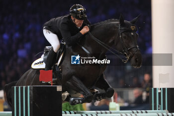 2023-11-12 - Markus Ehning (GER) riding Coolio 42 in action during the CSI5* - W Longines FEI World Cup Competition presented by Scuderia 1918 - Verona Jumping at 125th edition of Fieracavalli on November 12, 2023, Verona, Italy. - CSI5* - W LONGINES FEI WORLD CUP COMPETITION - VERONA JUMPING - INTERNATIONALS - EQUESTRIAN