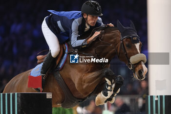12/11/2023 - Peder Fredricson (SWE) riding Hansson WL in action during the CSI5* - W Longines FEI World Cup Competition presented by Scuderia 1918 - Verona Jumping at 125th edition of Fieracavalli on November 12, 2023, Verona, Italy. - CSI5* - W LONGINES FEI WORLD CUP COMPETITION - VERONA JUMPING - INTERNAZIONALI - EQUITAZIONE