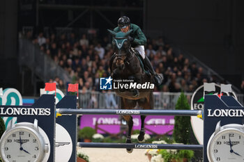 2023-11-12 - Francesco Turturiello (ITA) riding Made Int Ruytershof in action during the CSI5* - W Longines FEI World Cup Competition presented by Scuderia 1918 - Verona Jumping at 125th edition of Fieracavalli on November 12, 2023, Verona, Italy. - CSI5* - W LONGINES FEI WORLD CUP COMPETITION - VERONA JUMPING - INTERNATIONALS - EQUESTRIAN
