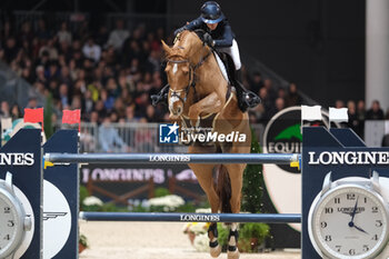 12/11/2023 - Petronella Andersson (SWE) riding Castres van de Begijnakker Z in action during the CSI5* - W Longines FEI World Cup Competition presented by Scuderia 1918 - Verona Jumping at 125th edition of Fieracavalli on November 12, 2023, Verona, Italy. - CSI5* - W LONGINES FEI WORLD CUP COMPETITION - VERONA JUMPING - INTERNAZIONALI - EQUITAZIONE