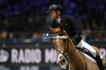 2023-11-12 - Petronella Andersson (SWE) riding Castres van de Begijnakker Z in action during the CSI5* - W Longines FEI World Cup Competition presented by Scuderia 1918 - Verona Jumping at 125th edition of Fieracavalli on November 12, 2023, Verona, Italy. - CSI5* - W LONGINES FEI WORLD CUP COMPETITION - VERONA JUMPING - INTERNATIONALS - EQUESTRIAN