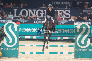 12/11/2023 - Max Kuhner (AUT) riding EIC Julius Caesar in action during the barrage of CSI5* - W Longines FEI World Cup Competition presented by Scuderia 1918 - Verona Jumping at 125th edition of Fieracavalli on November 12, 2023, Verona, Italy. - CSI5* - W LONGINES FEI WORLD CUP COMPETITION - VERONA JUMPING - INTERNAZIONALI - EQUITAZIONE