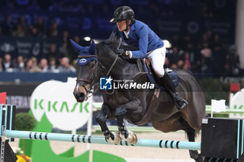 2023-11-12 - Martin Fuchs (SUI) riding Conner Jei in action during the barrage of CSI5* - W Longines FEI World Cup Competition presented by Scuderia 1918 - Verona Jumping at 125th edition of Fieracavalli on November 12, 2023, Verona, Italy. - CSI5* - W LONGINES FEI WORLD CUP COMPETITION - VERONA JUMPING - INTERNATIONALS - EQUESTRIAN