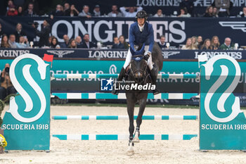 2023-11-12 - Martin Fuchs (SUI) riding Conner Jei in action during the barrage of CSI5* - W Longines FEI World Cup Competition presented by Scuderia 1918 - Verona Jumping at 125th edition of Fieracavalli on November 12, 2023, Verona, Italy. - CSI5* - W LONGINES FEI WORLD CUP COMPETITION - VERONA JUMPING - INTERNATIONALS - EQUESTRIAN