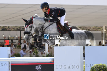 2023-09-15 - Mouda Zeyada (EGY) of Mexico Amigos during Global Champions League of Rome - 1.55m Against the Clock, No Jump Off, Circo Massimo in Rome, Italy, on September 15, 2023. - LONGINGS GLOBAL CHAMPIONS TOUR - INTERNATIONALS - EQUESTRIAN