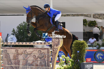 2023-09-15 - Edwina Tops-Alexander (AUS) of Valkenswaard United during Global Champions League of Rome - 1.55m Against the Clock, No Jump Off, Circo Massimo in Rome, Italy, on September 15, 2023. - LONGINGS GLOBAL CHAMPIONS TOUR - INTERNATIONALS - EQUESTRIAN