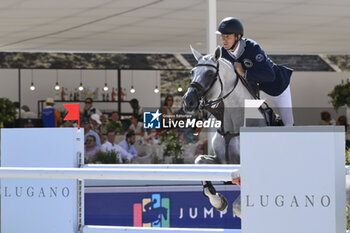2023-09-15 - Gregory Wathelet (BEL) of Paris Panthers during Global Champions League of Rome - 1.55m Against the Clock, No Jump Off, Circo Massimo in Rome, Italy, on September 15, 2023. - LONGINGS GLOBAL CHAMPIONS TOUR - INTERNATIONALS - EQUESTRIAN