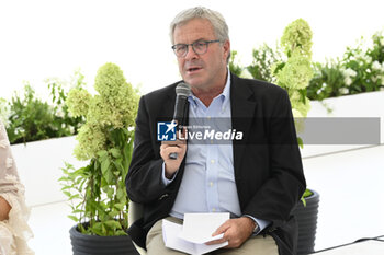 2023-09-13 - Marco Danese during the Press Conference to present the Longines Global Champions Tour, 13 September 2023, Circo Massimo, Rome, Italy - LONGINES GLOBAL CHAMPIONS TOUR PRESS CONFERENCE - INTERNATIONALS - EQUESTRIAN