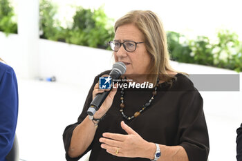2023-09-13 - Paola Frassinetti during the Press Conference to present the Longines Global Champions Tour, 13 September 2023, Circo Massimo, Rome, Italy - LONGINES GLOBAL CHAMPIONS TOUR PRESS CONFERENCE - INTERNATIONALS - EQUESTRIAN