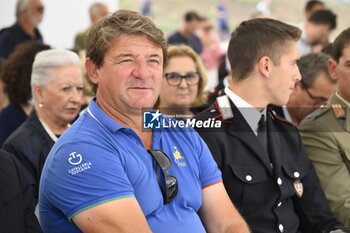 2023-09-13 - Marco Porro during the Press Conference to present the Longines Global Champions Tour, 13 September 2023, Circo Massimo, Rome, Italy - LONGINES GLOBAL CHAMPIONS TOUR PRESS CONFERENCE - INTERNATIONALS - EQUESTRIAN