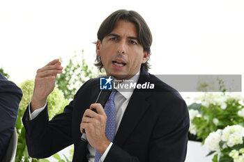 2023-09-13 - Alessandro Onorato during the Press Conference to present the Longines Global Champions Tour, 13 September 2023, Circo Massimo, Rome, Italy - LONGINES GLOBAL CHAMPIONS TOUR PRESS CONFERENCE - INTERNATIONALS - EQUESTRIAN