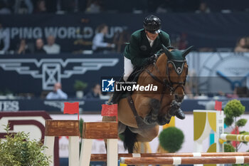 2023-11-11 - Francesco Turturiello (ITA) riding Quite Balou in action during the CSI5* - International Competition N°5 presented by Crivelli - Verona Jumping at 125th Fieracavalli on November 11, 2023, Verona, Italy. - CSI5* - INTERNATIONAL COMPETITION N°5 - VERONA JUMPING - INTERNATIONALS - EQUESTRIAN