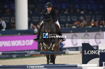 2023-11-11 - Angelica Canonici (ITA) riding Vertigo Z in action during the CSI5* - International Competition N°5 presented by Crivelli - Verona Jumping at 125th Fieracavalli on November 11, 2023, Verona, Italy. - CSI5* - INTERNATIONAL COMPETITION N°5 - VERONA JUMPING - INTERNATIONALS - EQUESTRIAN