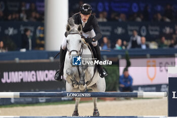 2023-11-11 - Robin Muhr (ISR) riding Stawita PS in action during the CSI5* - International Competition N°5 presented by Crivelli - Verona Jumping at 125th Fieracavalli on November 11, 2023, Verona, Italy. - CSI5* - INTERNATIONAL COMPETITION N°5 - VERONA JUMPING - INTERNATIONALS - EQUESTRIAN