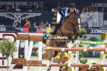 11/11/2023 - Peder Frecricson (SWE) riding Vroom de la Pomme Z in action during the CSI5* - International Competition N°5 presented by Crivelli - Verona Jumping at 125th Fieracavalli on November 11, 2023, Verona, Italy. - CSI5* - INTERNATIONAL COMPETITION N°5 - VERONA JUMPING - INTERNAZIONALI - EQUITAZIONE