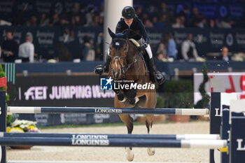 11/11/2023 - Petronella Andersson (SWE) riding Cassina Z in action during the CSI5* - International Competition N°5 presented by Crivelli - Verona Jumping at 125th Fieracavalli on November 11, 2023, Verona, Italy. - CSI5* - INTERNATIONAL COMPETITION N°5 - VERONA JUMPING - INTERNAZIONALI - EQUITAZIONE