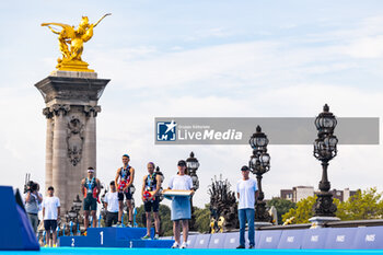 2023-08-18 - 05 Alex Yee (GBR) 02 Vasco Vilaca (POR) 07 Dorian Coninx (FRA) during the 2023 World Triathlon Olympic & Paralympic Games Test Event, on August from 17 to 20, 2023 in Paris, France - OLYMPIC GAMES PARIS 2024 - 2023 WORLD TRIATHLON OLYMPIC & PARALYMPIC GAMES TEST EVENT - OLYMPIC GAMES PARIS 2024 - OLYMPIC GAMES