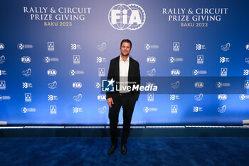 2023-12-09 - MIKKELSEN Andreas, FIA WRC2 Championship for Drivers, portrait during the 2023 FIA Rally & Circuit Prize Giving Ceremony in Baky on December 9, 2023 at Baku Convention Center in Baku, Azerbaijan - FIA RALLY CIRCUIT PRIZE GIVING 2023 - BAKU - OTHER - MOTORS