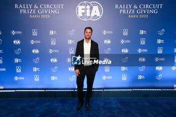 2023-12-09 - MIKKELSEN Andreas, FIA WRC2 Championship for Drivers, portrait during the 2023 FIA Rally & Circuit Prize Giving Ceremony in Baky on December 9, 2023 at Baku Convention Center in Baku, Azerbaijan - FIA RALLY CIRCUIT PRIZE GIVING 2023 - BAKU - OTHER - MOTORS
