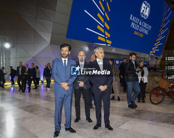 2023-12-09 - BEN SULAYEM Mohamed, FIA President, portrait with ALAKBAROV Anar, Azerbaijan Automobile Federation President during the 2023 FIA Rally & Circuit Prize Giving Ceremony in Baky on December 9, 2023 at Baku Convention Center in Baku, Azerbaijan - FIA RALLY CIRCUIT PRIZE GIVING 2023 - BAKU - OTHER - MOTORS