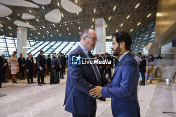 2023-12-09 - BEN SULAYEM Mohamed, FIA President, portrait with REID Robert, FIA Deputy President for Sport during the 2023 FIA Rally & Circuit Prize Giving Ceremony in Baky on December 9, 2023 at Baku Convention Center in Baku, Azerbaijan - FIA RALLY CIRCUIT PRIZE GIVING 2023 - BAKU - OTHER - MOTORS
