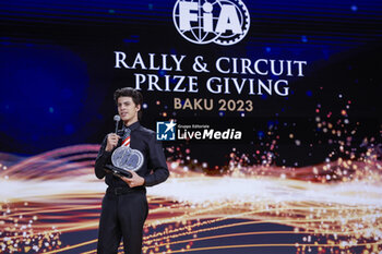 2023-12-09 - QUINTERO Seth, FIA Rally-Raid Championship for T3 - Drivers, portrait during the 2023 FIA Rally & Circuit Prize Giving Ceremony in Baky on December 9, 2023 at Baku Convention Center in Baku, Azerbaijan - FIA RALLY CIRCUIT PRIZE GIVING 2023 - BAKU - OTHER - MOTORS