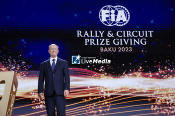 2023-12-09 - COEN Daniel, FIA vi-ce-president for sport during the 2023 FIA Rally & Circuit Prize Giving Ceremony in Baky on December 9, 2023 at Baku Convention Center in Baku, Azerbaijan - FIA RALLY CIRCUIT PRIZE GIVING 2023 - BAKU - OTHER - MOTORS