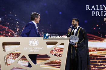 2023-12-09 - AL-HMOUD Ata, FIA Middle-East Rally Championship for Drivers, portrait during the 2023 FIA Rally & Circuit Prize Giving Ceremony in Baky on December 9, 2023 at Baku Convention Center in Baku, Azerbaijan - FIA RALLY CIRCUIT PRIZE GIVING 2023 - BAKU - OTHER - MOTORS