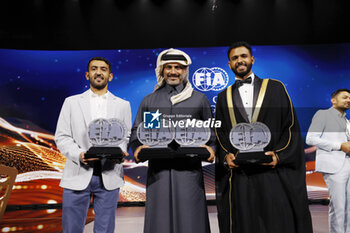 2023-12-09 - AL-ATTIYAH Nasser, FIA Middle-East Rally Championship for Drivers, portrait during the 2023 FIA Rally & Circuit Prize Giving Ceremony in Baky on December 9, 2023 at Baku Convention Center in Baku, Azerbaijan - FIA RALLY CIRCUIT PRIZE GIVING 2023 - BAKU - OTHER - MOTORS