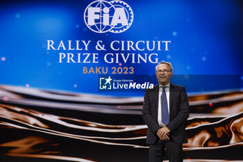 2023-12-09 - PETTERSEN Lars, President Fia Drag Racing Commission, portrait during the 2023 FIA Rally & Circuit Prize Giving Ceremony in Baky on December 9, 2023 at Baku Convention Center in Baku, Azerbaijan - FIA RALLY CIRCUIT PRIZE GIVING 2023 - BAKU - OTHER - MOTORS