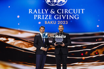 2023-12-09 - FUCHS Georg, portrait with KISS Norbert, Goodyear FIA European Truck Racing Championship for drivers during the 2023 FIA Rally & Circuit Prize Giving Ceremony in Baky on December 9, 2023 at Baku Convention Center in Baku, Azerbaijan - FIA RALLY CIRCUIT PRIZE GIVING 2023 - BAKU - OTHER - MOTORS
