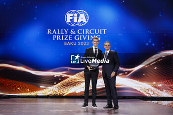 2023-12-09 - WURZ Charlie, Castrol Toyota Formula Regional Oceania Championship Certified by FIA, portrait during the 2023 FIA Rally & Circuit Prize Giving Ceremony in Baky on December 9, 2023 at Baku Convention Center in Baku, Azerbaijan - FIA RALLY CIRCUIT PRIZE GIVING 2023 - BAKU - OTHER - MOTORS