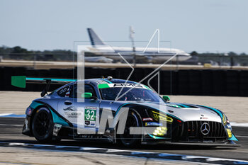 16/03/2023 - 32 SKEEN Mike (usa), GRENIER Mikael (can), KOCH Kenton (usa), Team Korthoff Motorsports, Mercedes AMG GT3, action during the Mobil 1 Twelve Hours of Sebring 2023, 2nd round of the 2023 IMSA SportsCar Championship, from March 15 to 18, 2023 on the Sebring International Raceway in Sebring, Florida, USA - AUTO - IMSA - 12 HOURS OF SEBRING 2023 - ENDURANCE - MOTORI