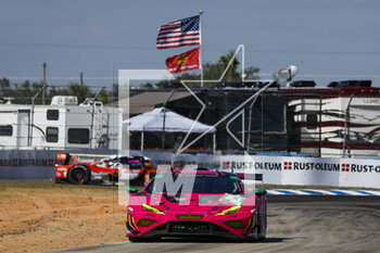 16/03/2023 - 83 FREY Rahel (swi), BOVY Sarah (bel), GATTING Michelle (dnk), Iron Dames, Lamborghini Huracan GT3 Evo 2, action during the Mobil 1 Twelve Hours of Sebring 2023, 2nd round of the 2023 IMSA SportsCar Championship, from March 15 to 18, 2023 on the Sebring International Raceway in Sebring, Florida, USA - AUTO - IMSA - 12 HOURS OF SEBRING 2023 - ENDURANCE - MOTORI