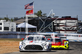16/03/2023 - 79 JUNCADELLA Daniel (spa), GOUNON Jules (fra), ENGEL Mary (her), WeatherTech Racing, Mercedes AMG GT3, action during the Mobil 1 Twelve Hours of Sebring 2023, 2nd round of the 2023 IMSA SportsCar Championship, from March 15 to 18, 2023 on the Sebring International Raceway in Sebring, Florida, USA - AUTO - IMSA - 12 HOURS OF SEBRING 2023 - ENDURANCE - MOTORI