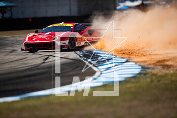 2023-03-16 - 83 PEREZ COMPANC Luis (arg), WADOUX Lilou (fra), ROVERA Alessio (ita), Richard Mille AF Corse, Ferrari 488 GTE Evo, action during the 1000 Miles of Sebring 2023, 1st round of the 2023 FIA World Endurance Championship, from March 15 to 17, 2023 on the Sebring International Raceway in Sebring, Florida, USA - AUTO - FIA WEC - 1000 MILES OF SEBRING 2023 - ENDURANCE - MOTORS
