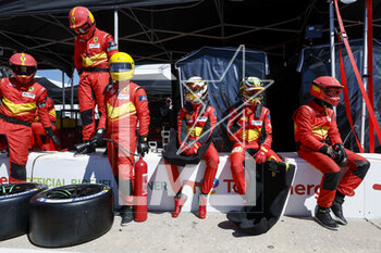2023-03-16 - GIOVINAZZI Antonio (ita), Ferrari AF Corse, Ferrari 499P, CALADO James (gbr), Ferrari AF Corse, Ferrari 499P, portrait during the 1000 Miles of Sebring 2023, 1st round of the 2023 FIA World Endurance Championship, from March 15 to 17, 2023 on the Sebring International Raceway in Sebring, Florida, USA - AUTO - FIA WEC - 1000 MILES OF SEBRING 2023 - ENDURANCE - MOTORS