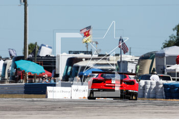 2023-03-16 - 83 PEREZ COMPANC Luis (arg), WADOUX Lilou (fra), ROVERA Alessio (ita), Richard Mille AF Corse, Ferrari 488 GTE Evo, action during the 1000 Miles of Sebring 2023, 1st round of the 2023 FIA World Endurance Championship, from March 15 to 17, 2023 on the Sebring International Raceway in Sebring, Florida, USA - AUTO - FIA WEC - 1000 MILES OF SEBRING 2023 - ENDURANCE - MOTORS