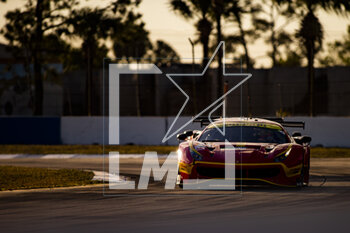 2023-03-16 - 21 COSTANTINI Stefano (ita), MANN Simon (usa), DE PAUW Ulysse (bel), AF Corse, Ferrari 488 GTE Evo, action during the 1000 Miles of Sebring 2023, 1st round of the 2023 FIA World Endurance Championship, from March 15 to 17, 2023 on the Sebring International Raceway in Sebring, Florida, USA - AUTO - FIA WEC - 1000 MILES OF SEBRING 2023 - ENDURANCE - MOTORS
